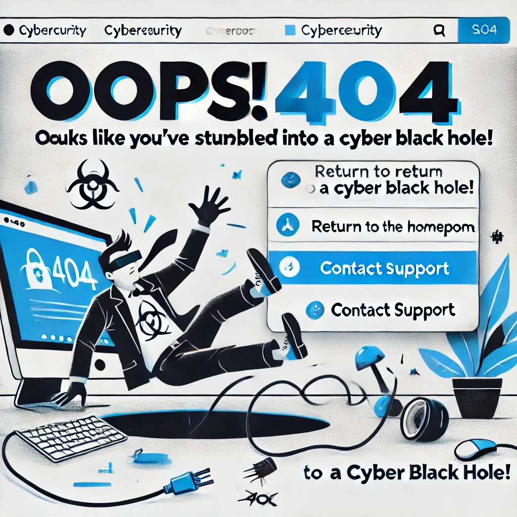 You have found a cyber black hole